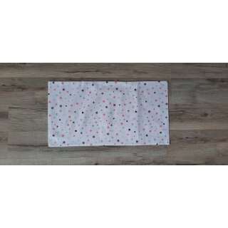 Kissenbezug 25x45 cm mit Füllung Herzen und Sterne