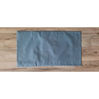 Kissenbezug 25x40 cm ohne Füllung Weiße Punkte auf Blaugrau