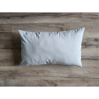 Kissenbezug 25x45 cm Hellblau mit Füllung