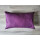 Kissenbezug 25x40 cm Weiße Punkte auf Violett mit Kissen