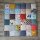 Patchworkdecke Bunt